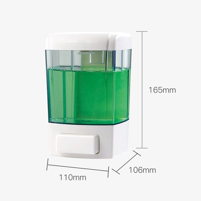 Dispensador de jabón líquido montado en pared para baño, botella de gran capacidad 1000ml