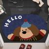 Quick-Dry Cartoon Bath Mat - Absorbent, Dirt-Resistant, Easy-to-Clean Diatomaceous Earth Floor Mat for Bathroom & Toilet