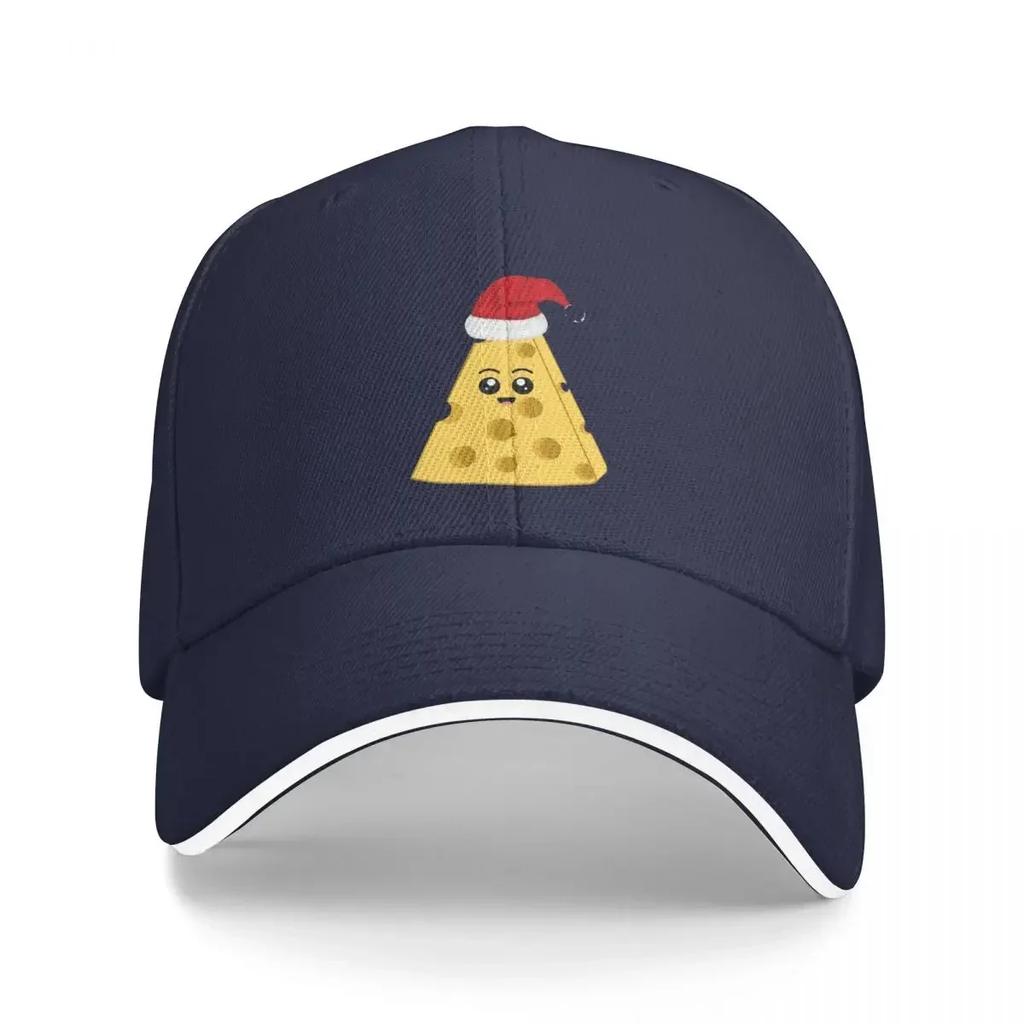 Christmas Cute Cheese Cap Fashion Casual Baseball Caps Adjustable Hat Summer Unisex Baseball Hats Customizable Polychromati