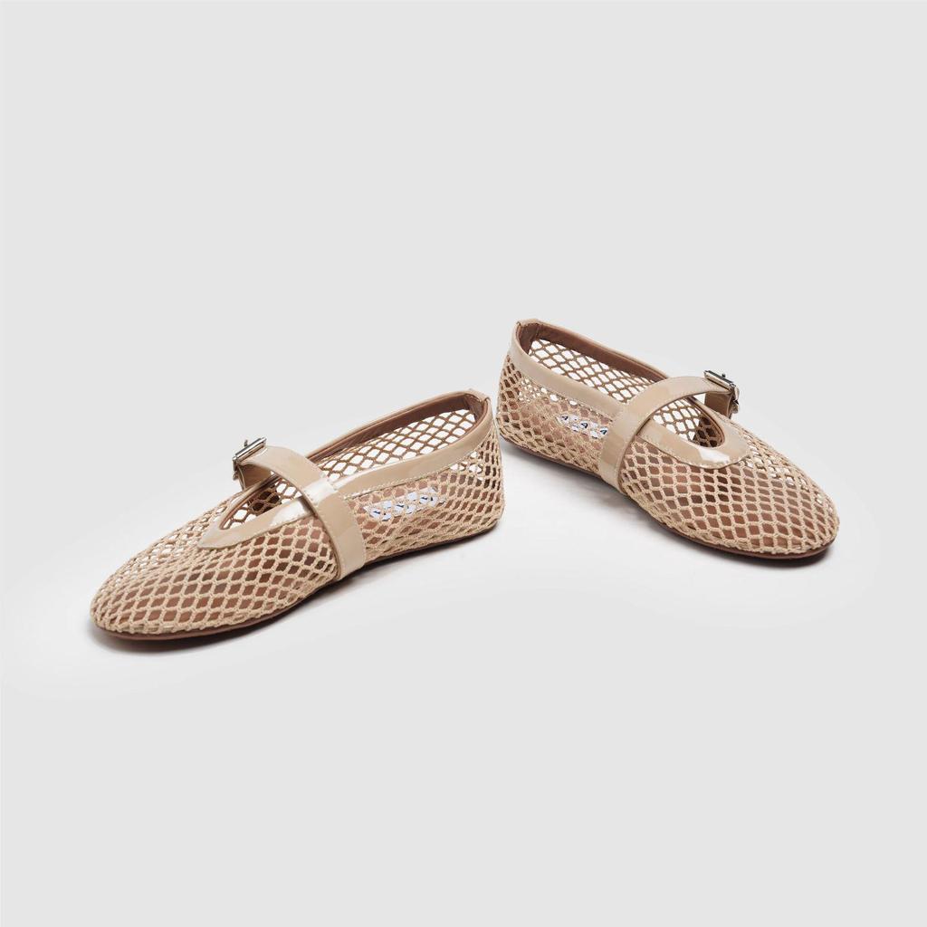 Women's Summer Mesh Breathable Round Toe Ballet Flats