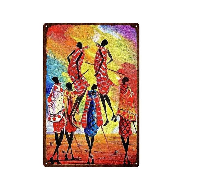 Morocco Hawaii Africa Sunset Scenery Metal Sign Vintage Travel Poster Hot Sale Wall Art Decoration Retro Iron Painting Tin Pl