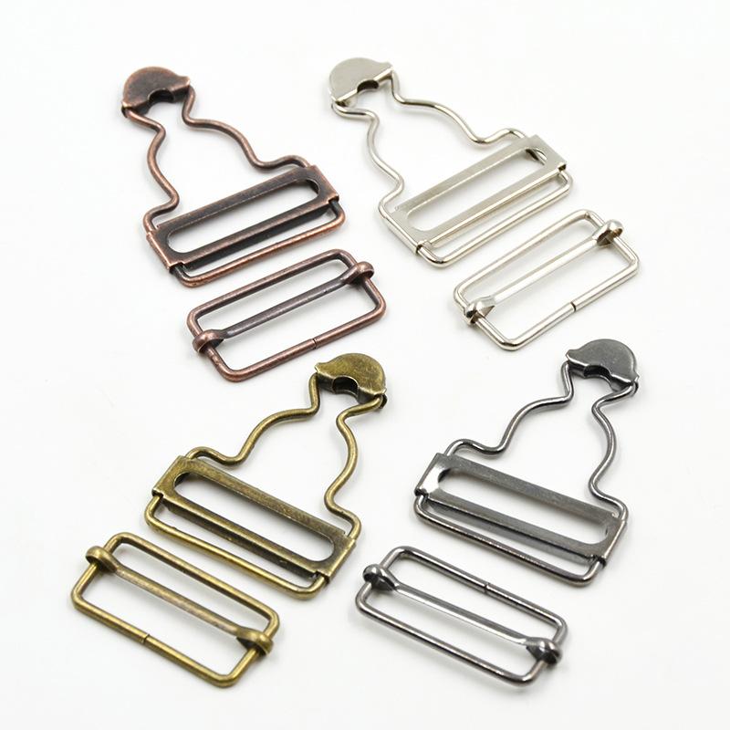 10Pcs Metal Overalls, Buttons, Gourd Buttons, Denim, Maternity Suspenders, Women'S Adjustment Buckles, Day Buckles