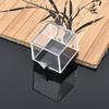 1-10Pcs Cube Transparent Plastic Box Cat Mineral Box Mineral Label Box Mineral Crystal Specimen Display and Collection Box