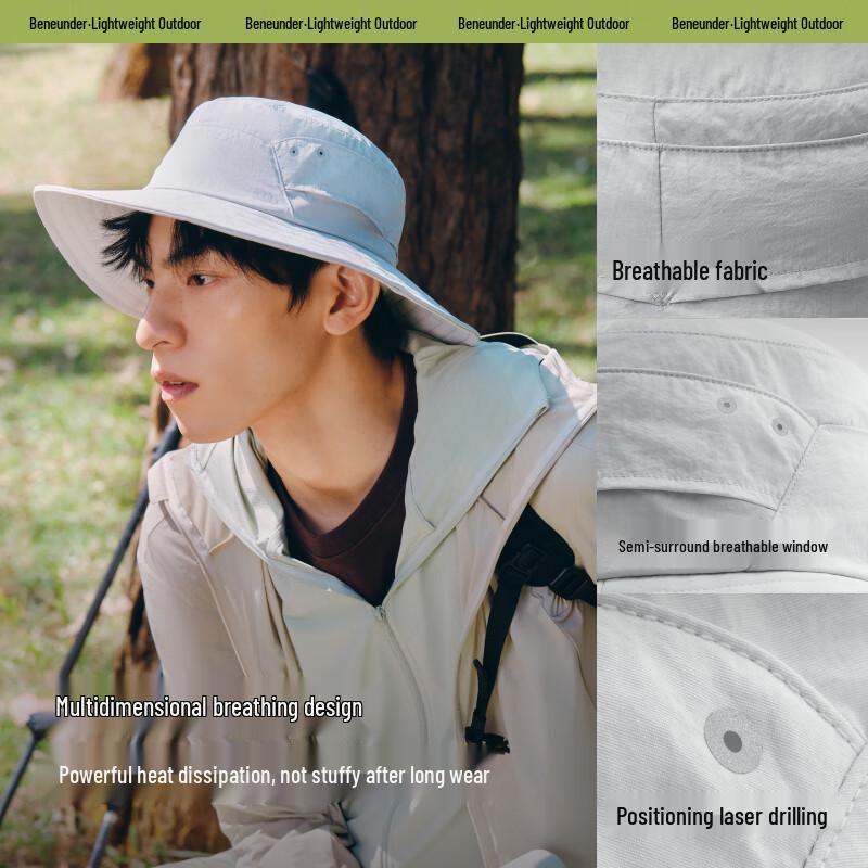 Beneunder Men's TS730 Water-Repellent Sun Bucket Hat