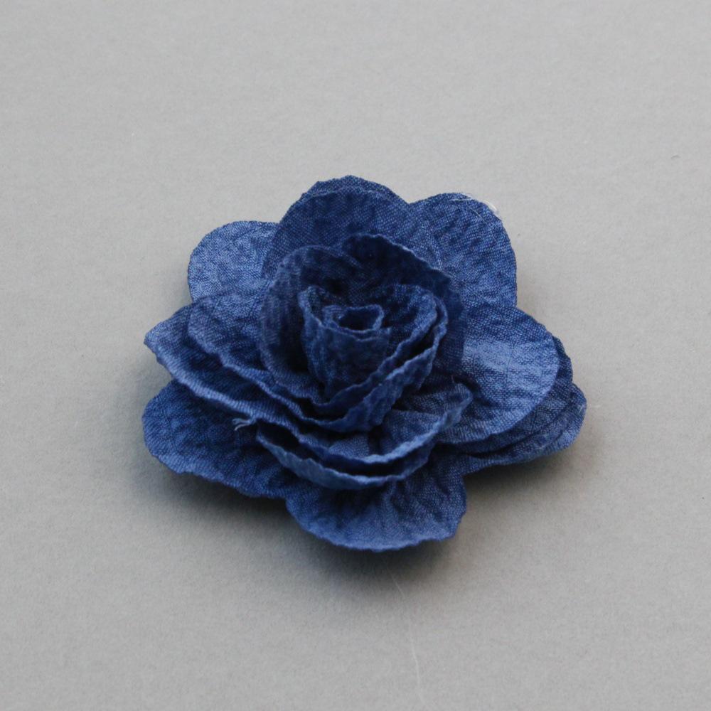 

10-кольорова 3D троянда ручної роботи своїми руками шпилька для волосся - універсальний корейський аксесуар для волосся для одягу, взуття та сумок