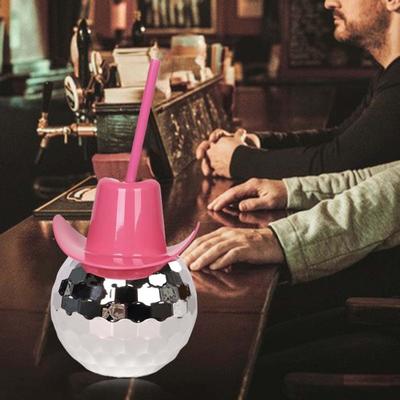 1 sada šálků na pití Potravinářské lehké odolné disco kovbojský klobouk Víno Pivo Juice Bar Potřeby