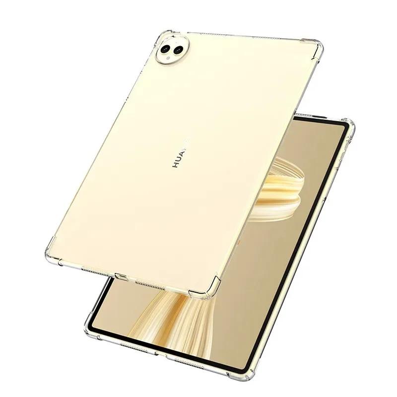 For HUAWEI MatePad Pro 12.2 Inch 2024 MRO-W00 MRO-W10 Case Transparent Air-bags Soft Silicone TPU Fundas For MatePad Pro 12.2