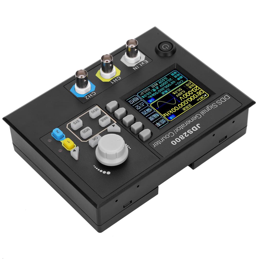 JDS2800 15MHz Function Signal Generator 2.4in LCD DDS Dual Channel Signal Source