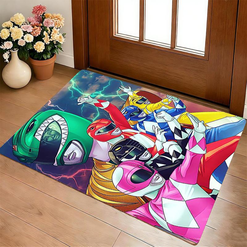 Power Rangers Living Room Nonslip Area Rug Soft Carpet For Bedroom Game Playroom Sofa Office Home Decor Doormat Christmas Gift C926586