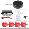 עוזר חיישני חניה Parktronics 12 צבעים חיישן שטוח 22 מ"מ רדאר רוורס צליל אזעקה זמזם