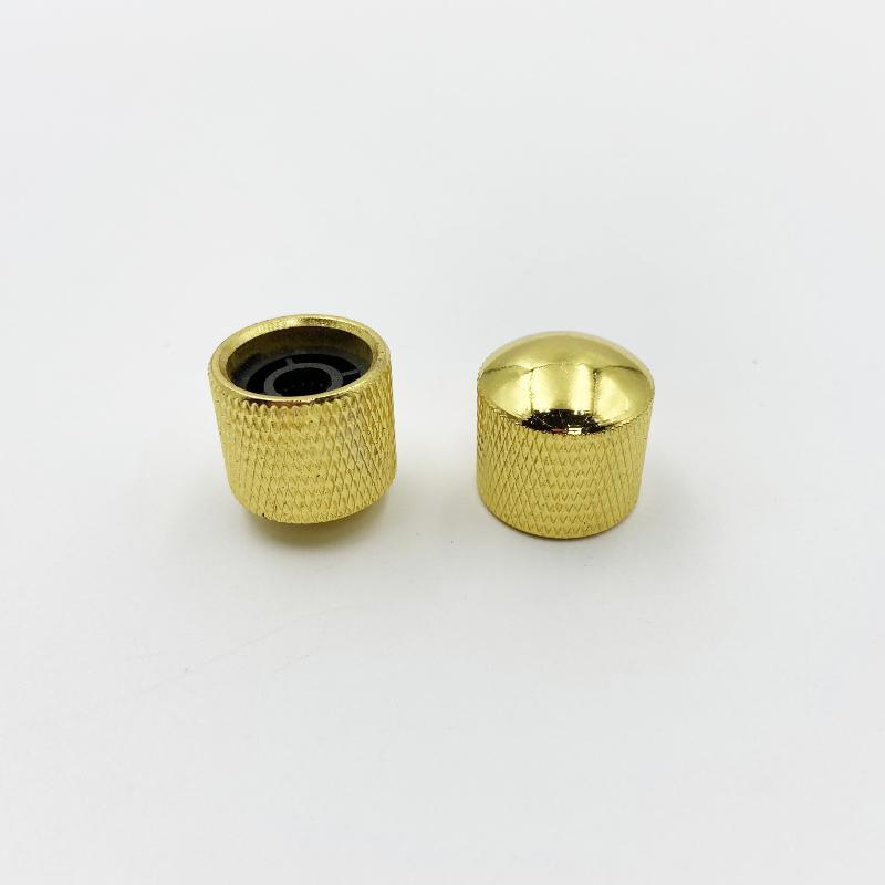 2Pcs 18*18Mm Tone Top Potentiometer Volume Control Rotary Knobs For 6Mm Shaft Guitar Volume Iron Knob