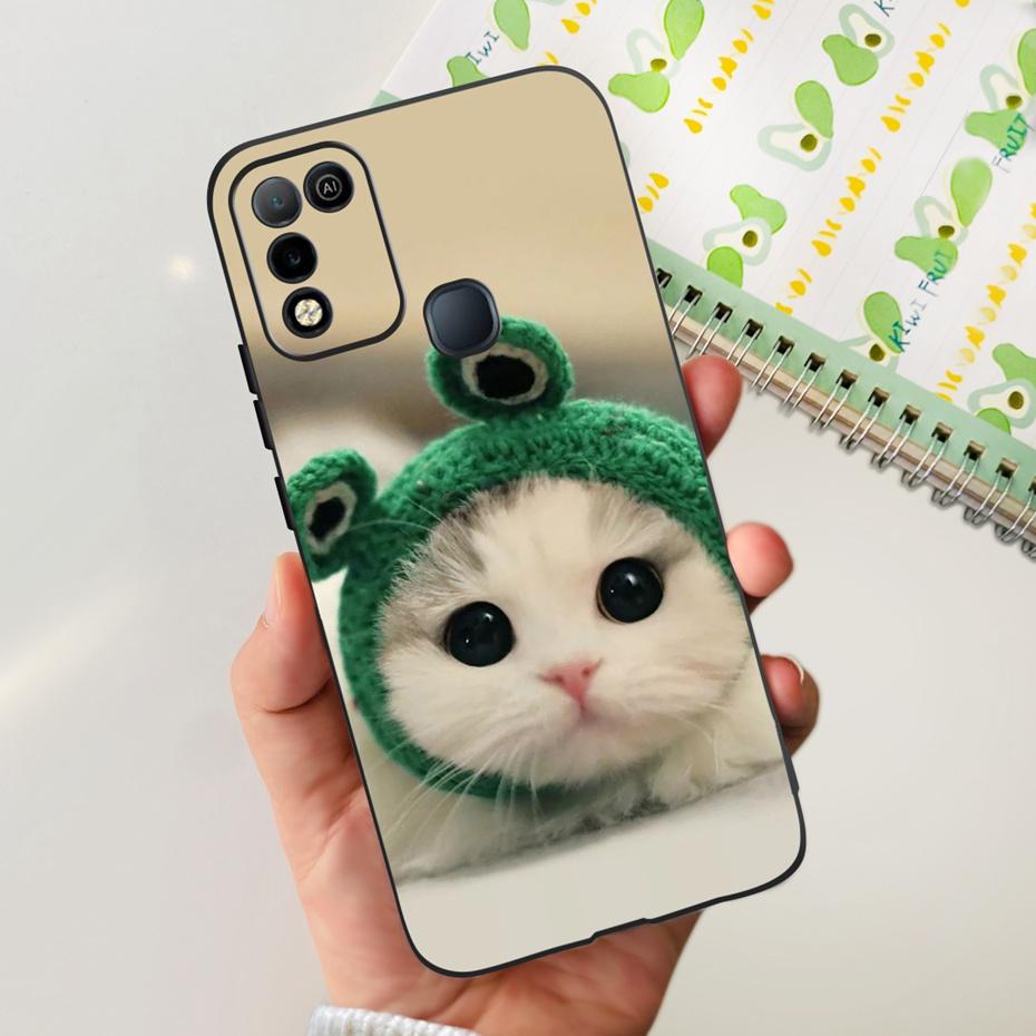 For Infinix Hot 10 Play X688C X688D Phone Case Cute Design Soft Silicone Back Cover For Infinix Hot 10 X682 Hot10 10 Lite X657B