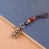 Vintage Messing Affe Handwerk Personalisierter Schlüsselanhänger Anhänger Schreibtisch Ornament Miniatur Beschlag Dekoration