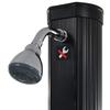 Douche solaire pliable - Noir - 23 x 15 x 214 cm