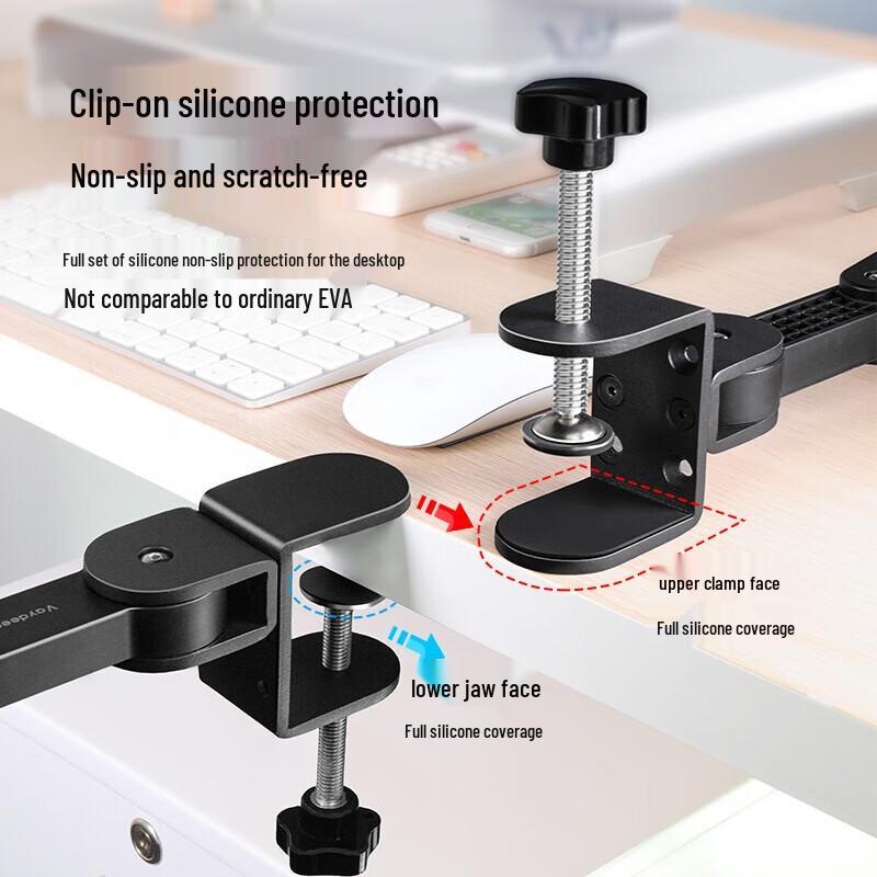 Adjustable Ergonomic Computer Arm & Wrist Rest (2-Pack)