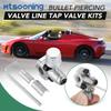 BPV-31 Bullet Piercing Valve Line Tap Valve Kits, Adjustable Valve for 1/4 Inch, 5/16 Inch, 3/8 Inch Outside Diameter Pipes, Replace for AP4502525,
