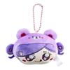 Shinakuma Face Mascot Plush Toy, Shinako Official Merchandise, Approx. 5.5cm (Purple)