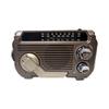 Outdoor Hand Crank Radio with Built In Flashlight and Playback Options