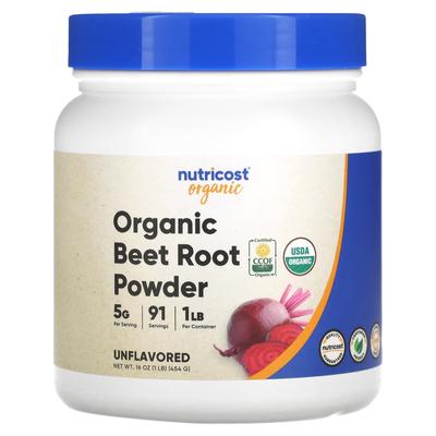 Bio Rote Bete Pulver, Geschmacksneutral, 454G (16 Unzen)