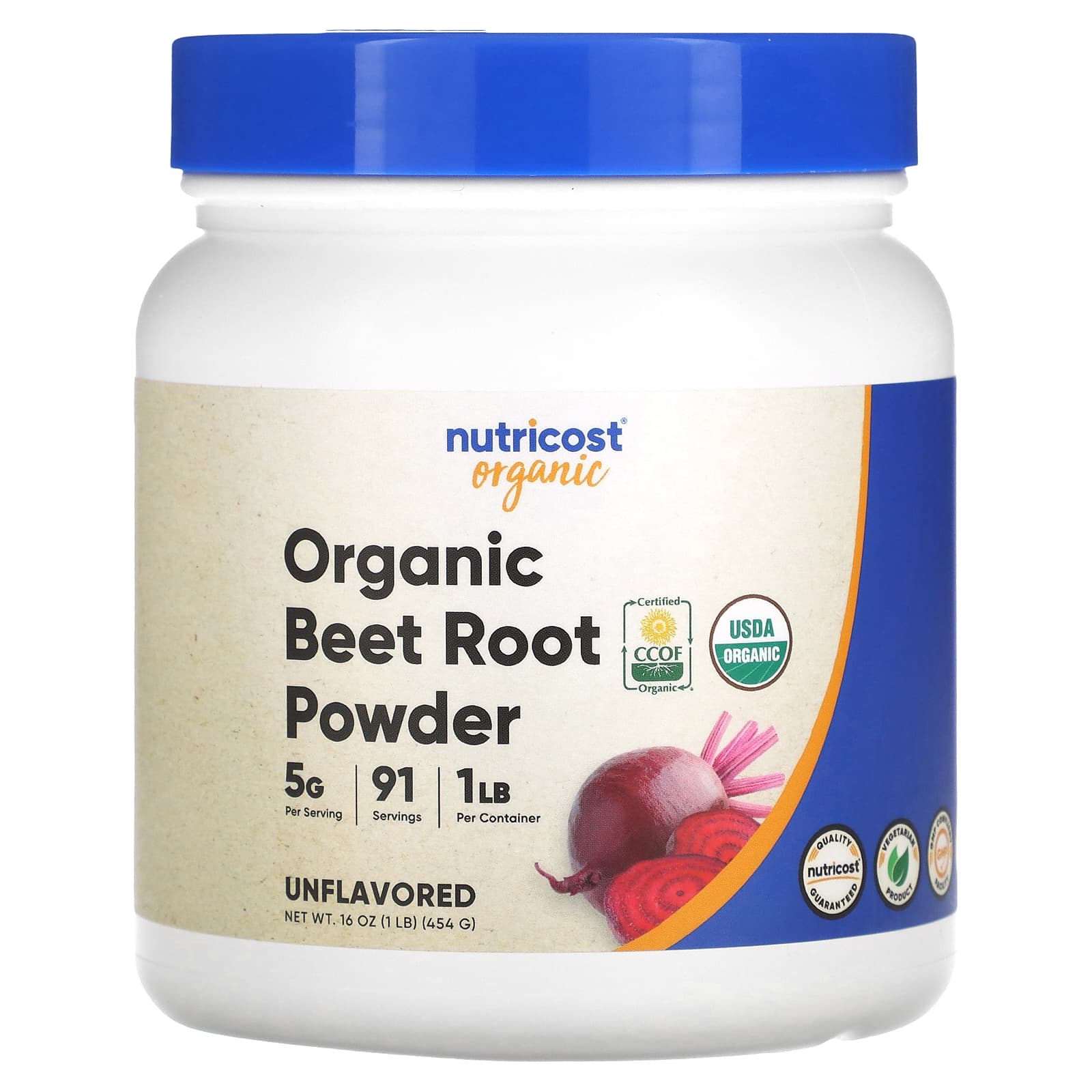 

Organic Beet Root Powder, Unflavored, 454G (16Oz)