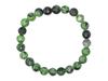 Ruby Zoisite Bracelet for Women Men with Healing Crystal and Reiki Stone - Beautiful Gemstone Faceted Beaded Bracelet for Balance, Harmony & Posi