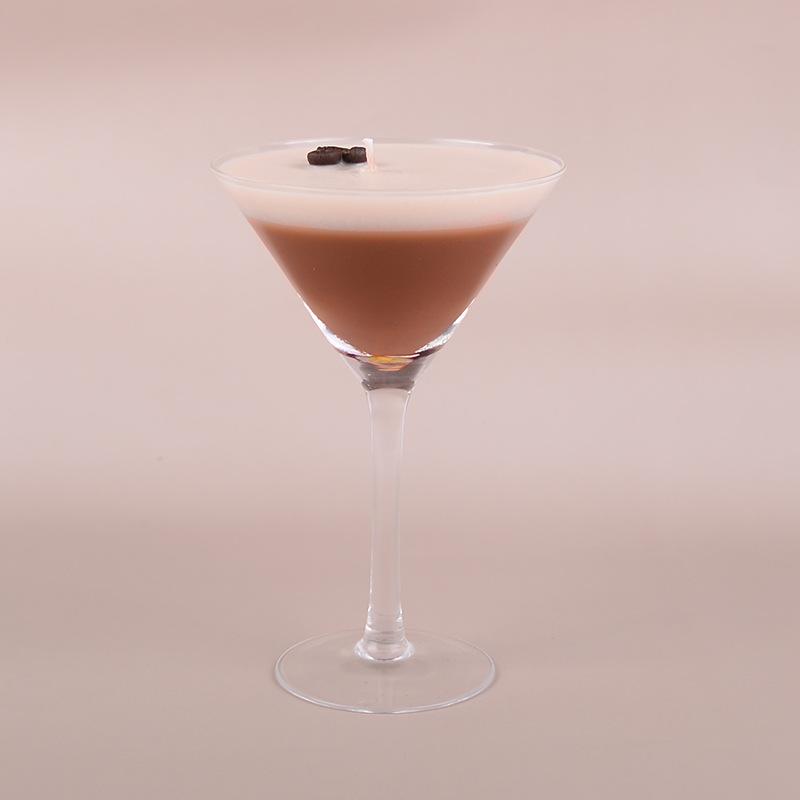 Iced American Coffee Aroma Jelly Wax Glass Cup Wax Aromatherapy Wax Christmas Atmosphere Candle Jelly Candle