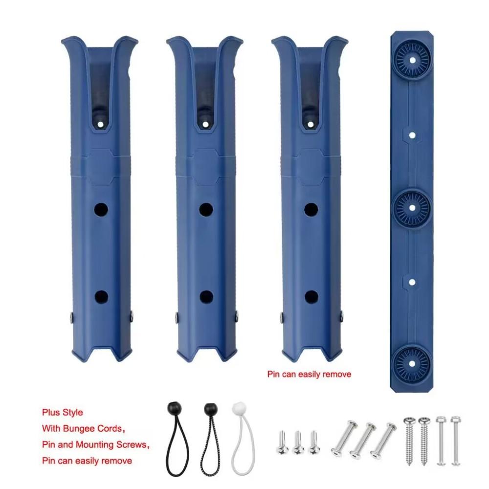 

Регулируемый пластиковый держатель удочки Стойка для удочки для лодки Трехполюсный боковой держатель удочки для лодки Охладитель для рыбалки на каяке Прицеп для хранения в гараже