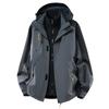Outdoor Autumn and Winter New Jacket Men's Three-in-one Fleece Thickened Windproof and Waterproof Mountaineering Suit Women
