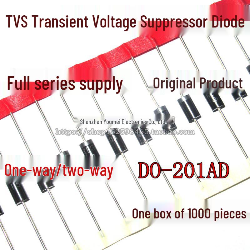 

39V 1500W TVS Diode: 1.5KE39A/1.5KE39CA Unidirectional/Bidirectional Bidirectional