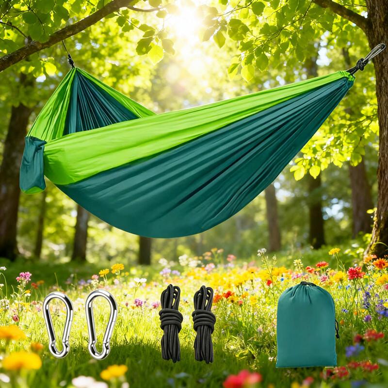 OLOEY Outdoor Portable Parachute Hammock
