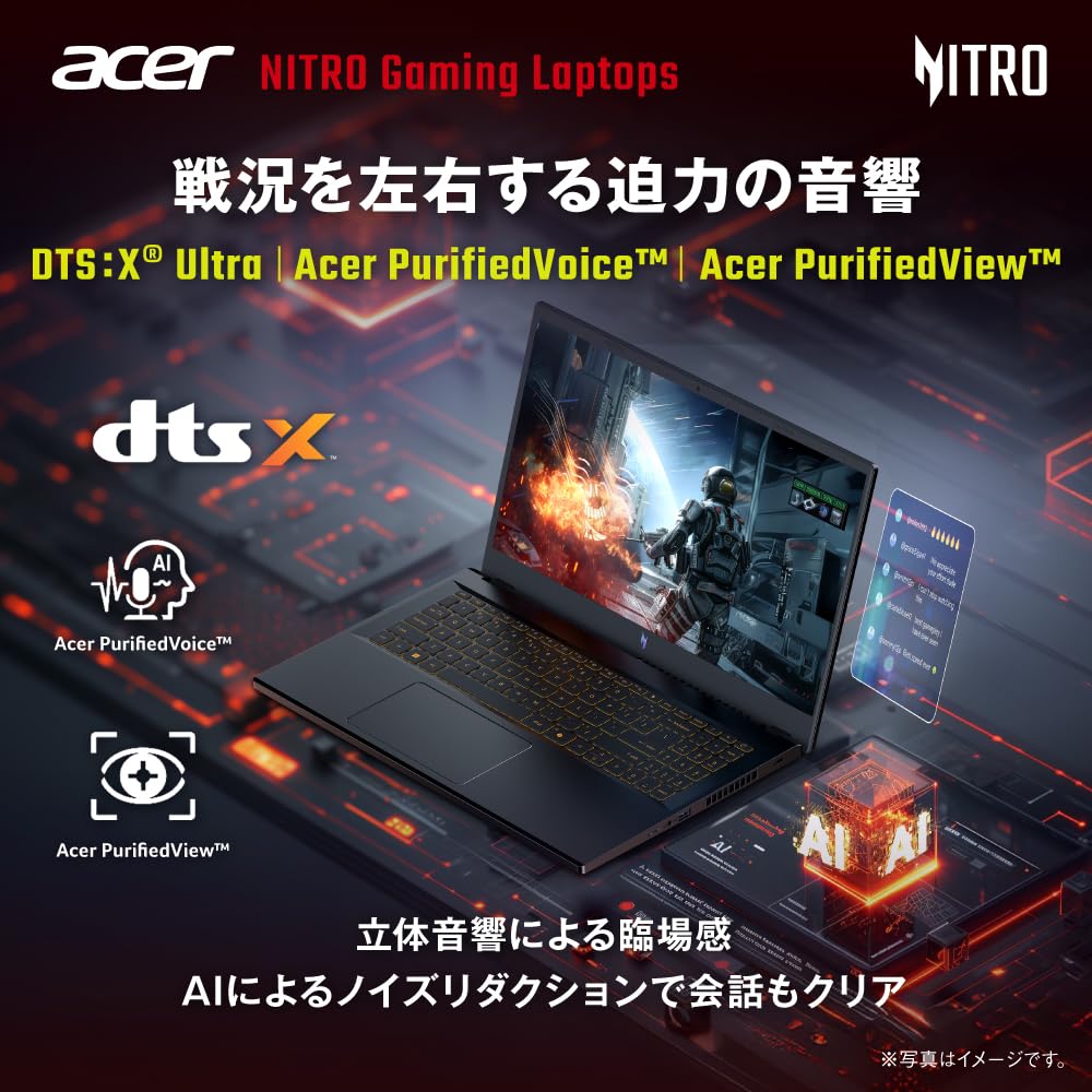 Acer Nitro V Core RTX 16GB 1TB Full HD IPS Matte 165Hz Dual Dual Intake and Pixel WiFi Bluetooth Windows English Keyboard 15, i7-13620H, 5050, RAM,