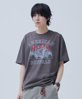 OGARP Buffalo Printing Tee Charcoal