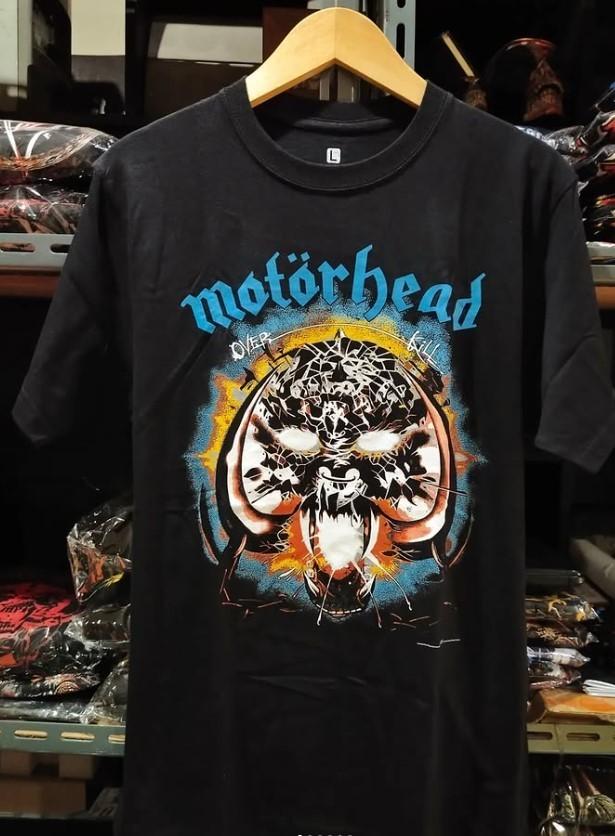 

NEW REPRINT MOTORHEADOVER KILL 2025 Unisex T-Shirt Cotton Full Size S to 5XL Unisex T-Shirt L