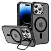 For iPhone 14 Pro Max Case Skin-Touch PC+TPU+Metal Phone Cover Compatible with MagSafe