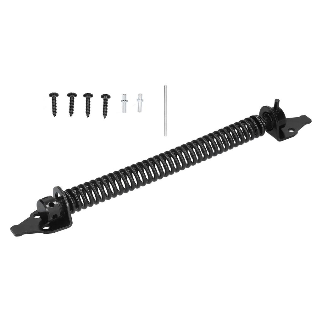 Self Closing Door Spring Set Carbon Steel Adjustable Gate Spring Hardware for Home Agricultural Fence