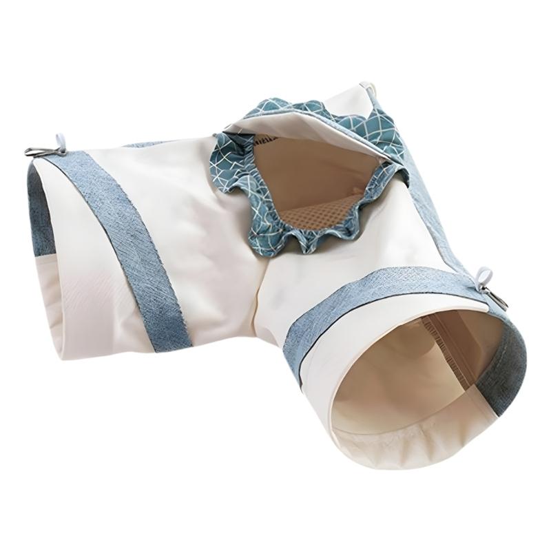 

Pet Tube Habitat With Hanging Functionality Water Resistant Fabric Safe Exploration Space For Rodents And Exotic Animals S
