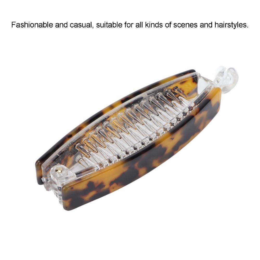 Strong Claws Hair Claw Tortoiseshell Nonslip Hair Clip Volumizing Hair Banana Barrette  For Women