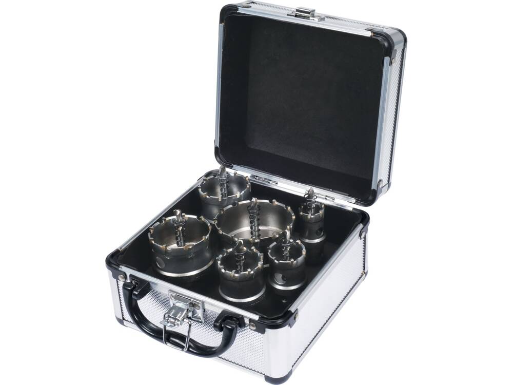 Tct Hole Saw Set For Metal 6 Pcs - Yt-44077