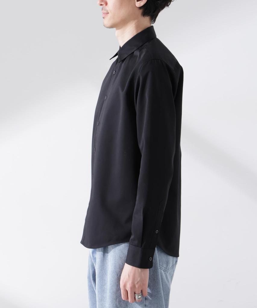 Nano Universe Standard Regular Collar Long Sleeve Size Shirt, Men's, XL, 030, White, 672-5120202