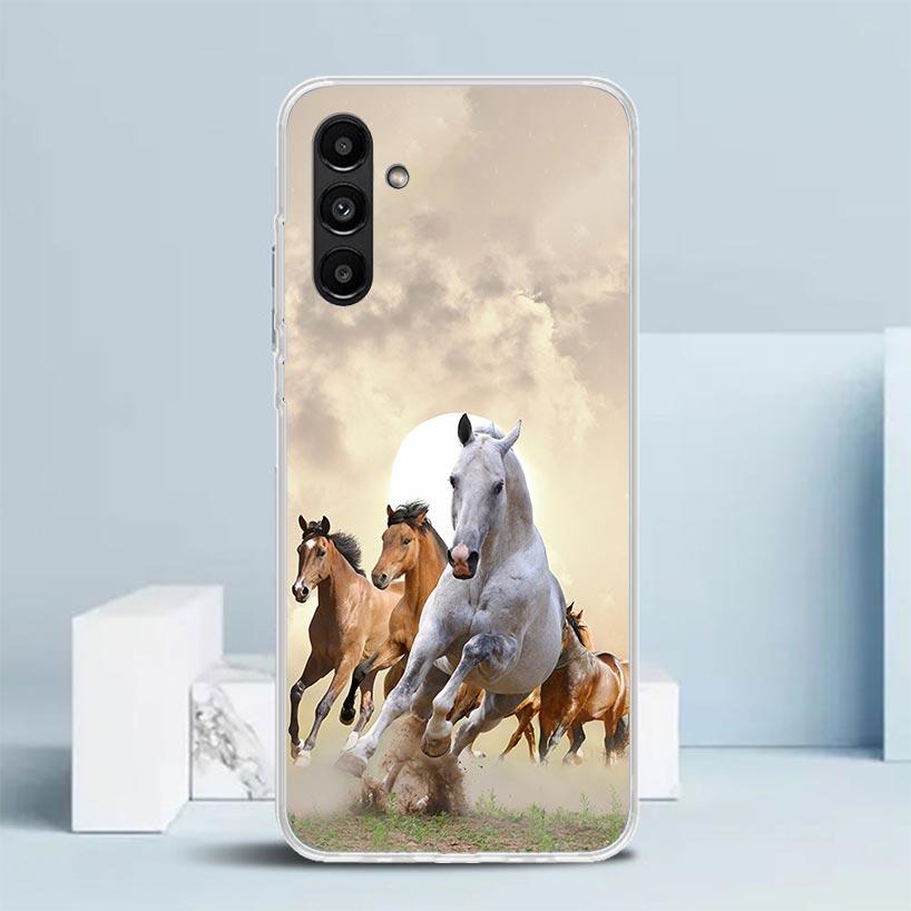 Horse Great Beauty Galloping Phone Case For Samsung Galaxy A17 A37 A57 A16 A15 A14 A13 A56 A55 A54 A53 A36 A35 A34 A33 A26 A25 A