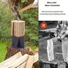 Mini Heavy Duty Manual Wood Splitter Small Durable Wood Splitter Wedge Black Divider Firewood Kindling Splitter Camping