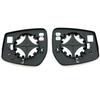 Compatible Rearview Mirror Lens Replacement for 2013-2020 Nissan Note with Heating Function