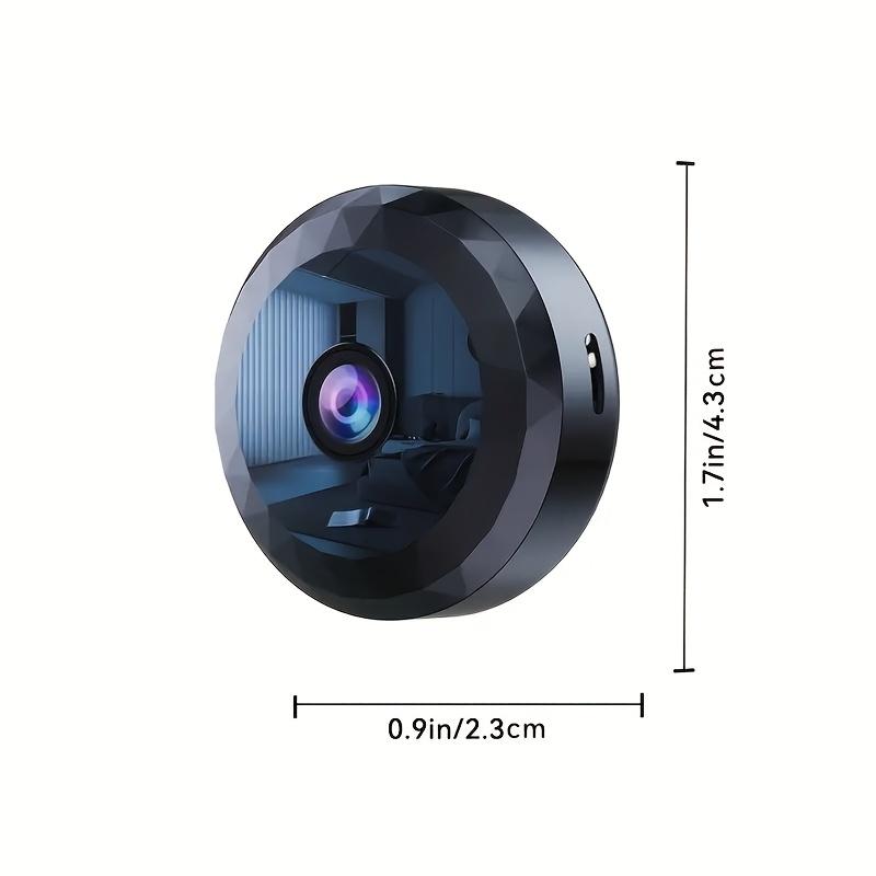 Wireless Mini WiFi Security Camera with Night Vision, Motion Detection, Rechargeable Battery, Easy Installation, 480P Magnetic Mount