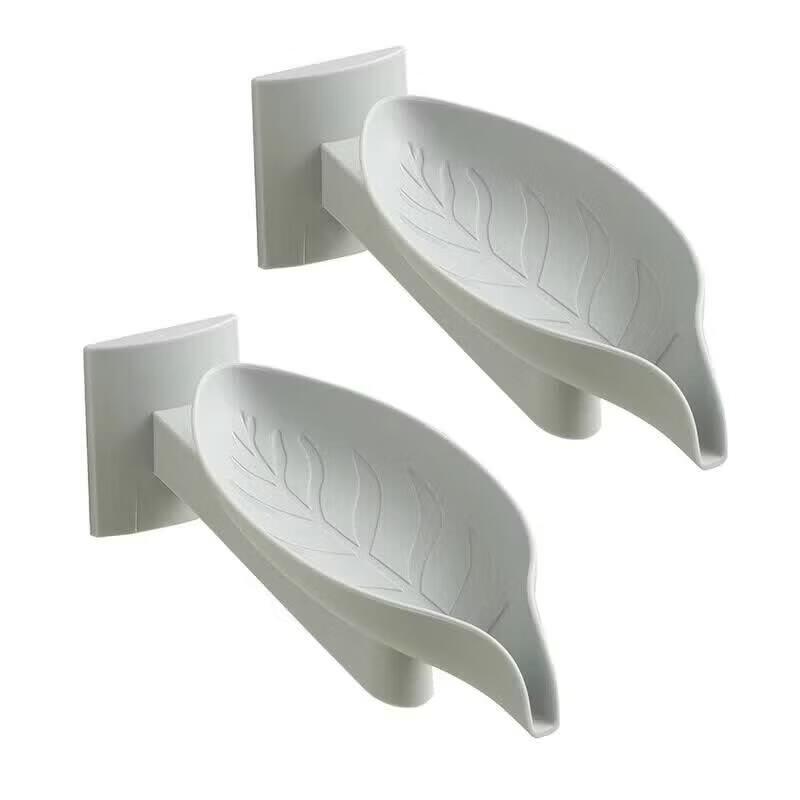 LIEI Rotatable Leaf Drain Soap Dish