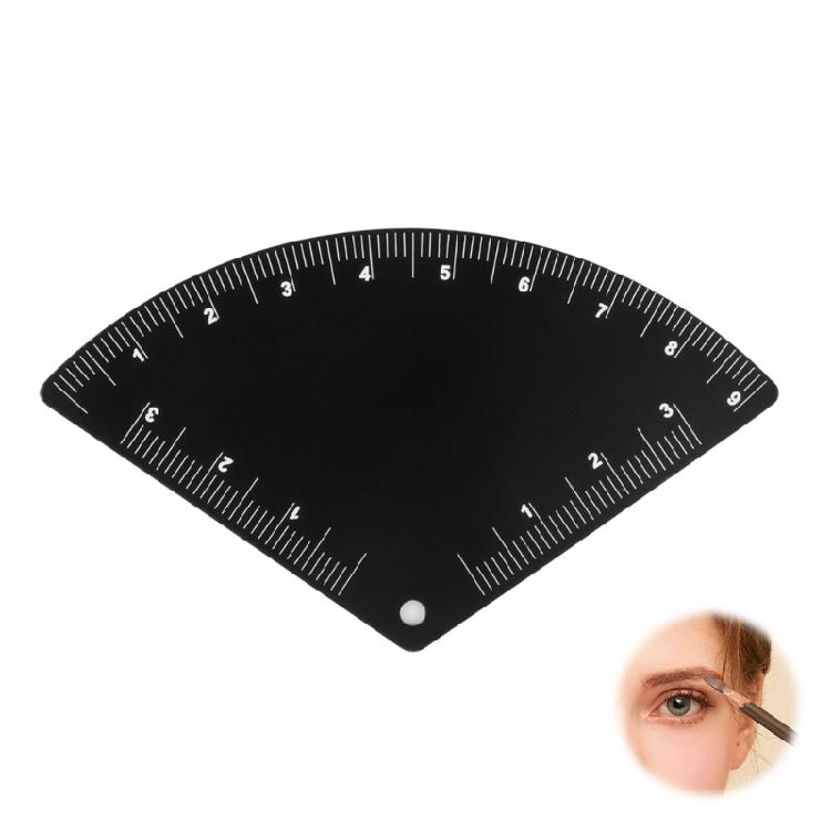 Ergonomic Brow Shaping Rulers with Clear Marking & Symmetry Indicators Accuracy For Easy Makeup Application