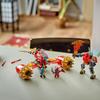 LEGO Ninjago Kai's Mecha Storm Rider Toy Block789Elementary School Students Battle Robot 71830