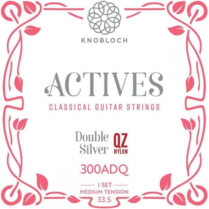 Jeu de cordes - KNOBLOCH - 300ADQ Active QZ Nylon - Tension medium - Son doux et chaud - 6 cordes