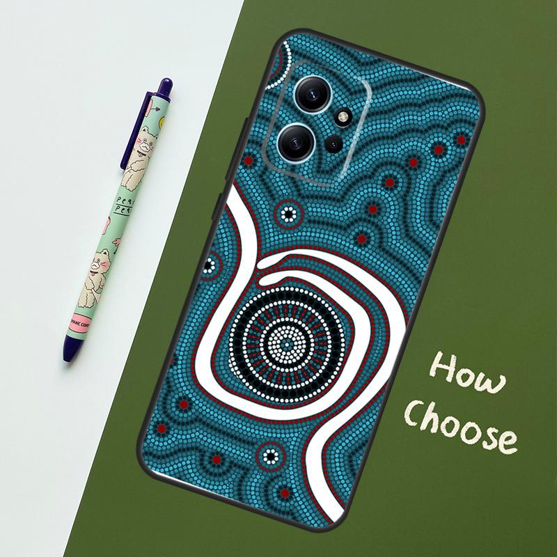 

Чехол с принтом aboriginal art для Xiaomi Redmi Note 14 10 11 12 13 15 Pro Plus Чехол для Redmi 15 13C 12C 10C 14C 15C Redmi Note 11 Pro