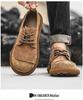 Men's Top Grain Leather Casual Shoes - 2025 Summer Edition, Big Toe Genuine Leather, Breathable Non-slip Soft Sole.