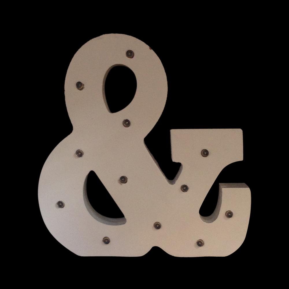Buy DIY LED Letter Lights Sign,Light Up Wooden Alphabet Letter Battery ...